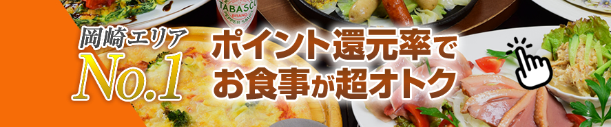 ポイント還元率でお食事が超お得
