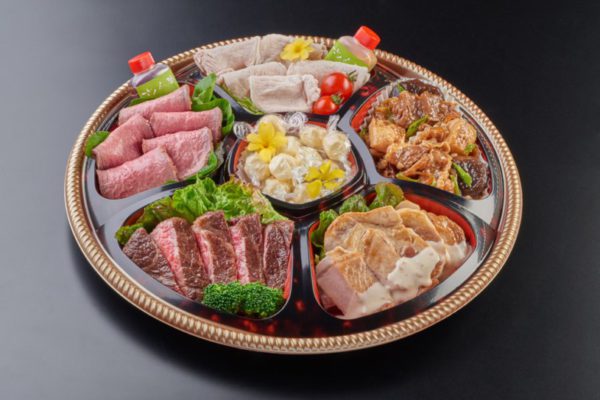黒毛和牛と銘柄豚のオードブル
